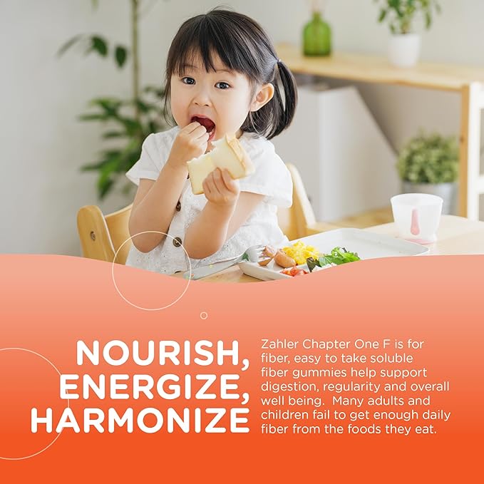 natural chicory root soluble fiber Chapter One, Fiber Gummies, Digesti