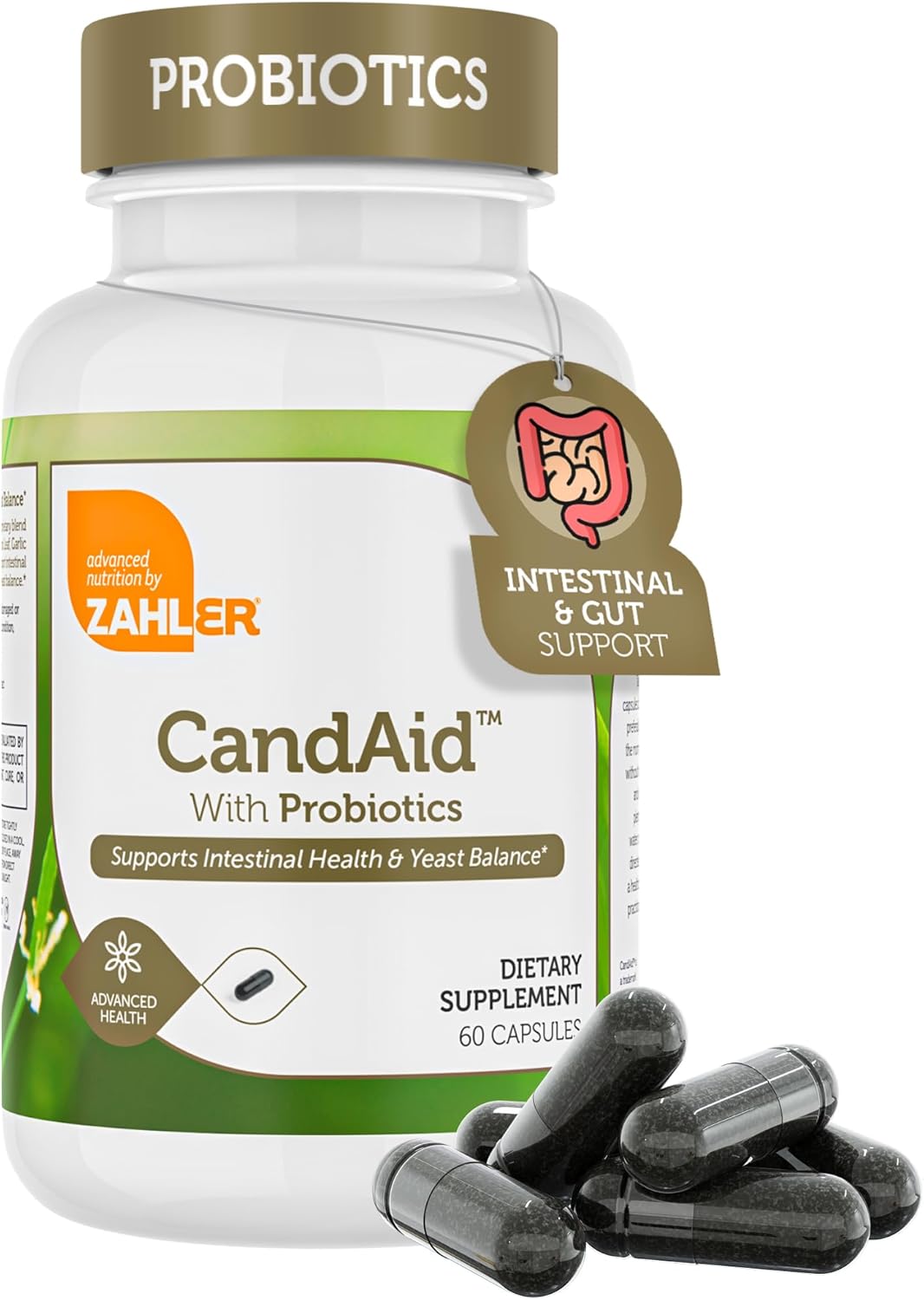 CandAid, Supports Intestinal Health & Yeast Balance, 60c