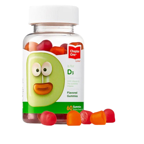 Vitamin D3, 1000 IU, 60 Flavored Gummies