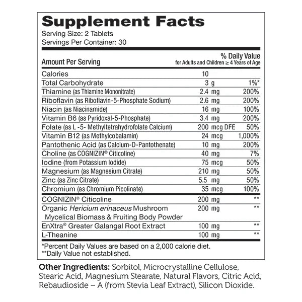 Concentration KidsActive, Support Focus and Concentration, Fruit Punch