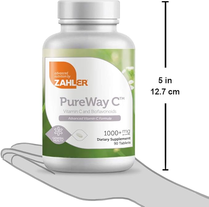 Pureway Advanced Vitamin C 1000+ mg Dietary Supplement Unflavored, 90c