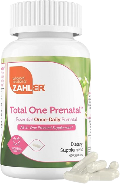Total One Daily Multi Vitamin Prenatal w/ Folic Acid for Women, 60c