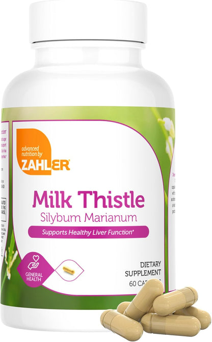 Milk Thistle Helps Support Healthy Liver Function.