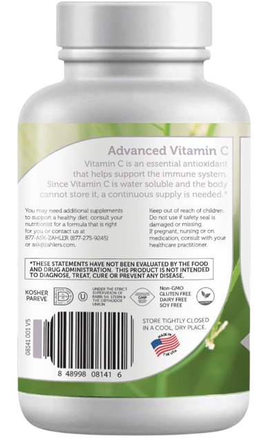 Pureway Advanced Vitamin C 1000+ mg Dietary Supplement Unflavored, 90c