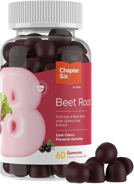 Beet Root Gummies, Dark Cherry Flavour, 60c