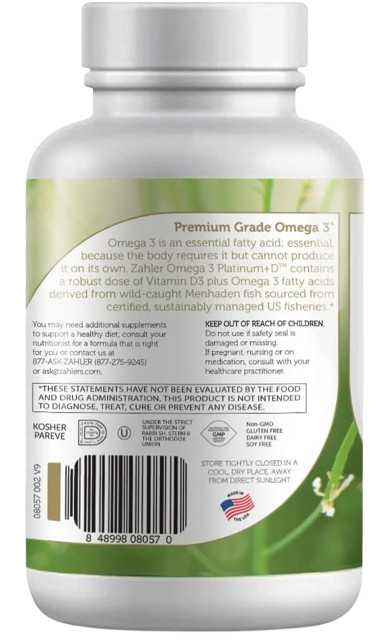 Natural Pure Fish Oil Supplement