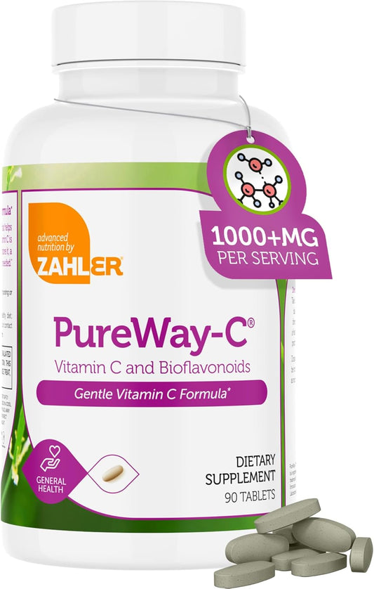 Pureway Advanced Vitamin C 1000+ mg Dietary Supplement Unflavored, 90c