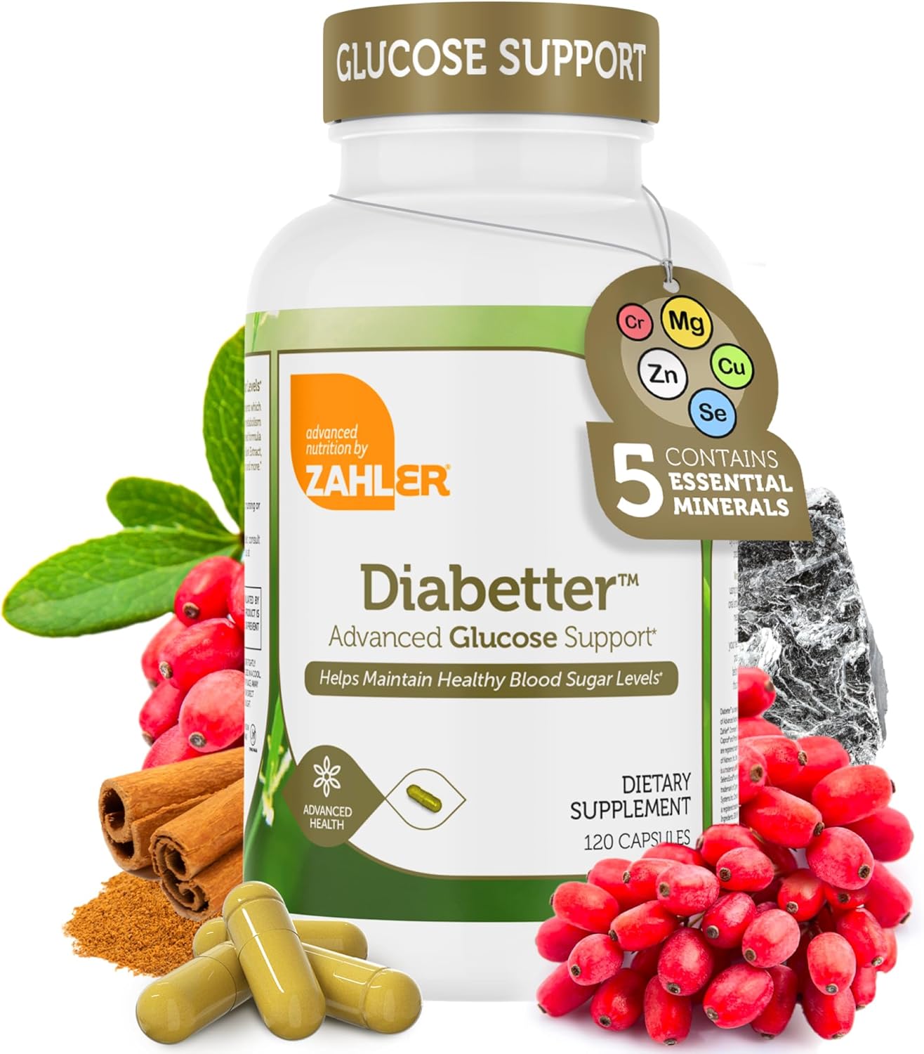 Diabetter, Advanced Glucose Support - Zahler UK