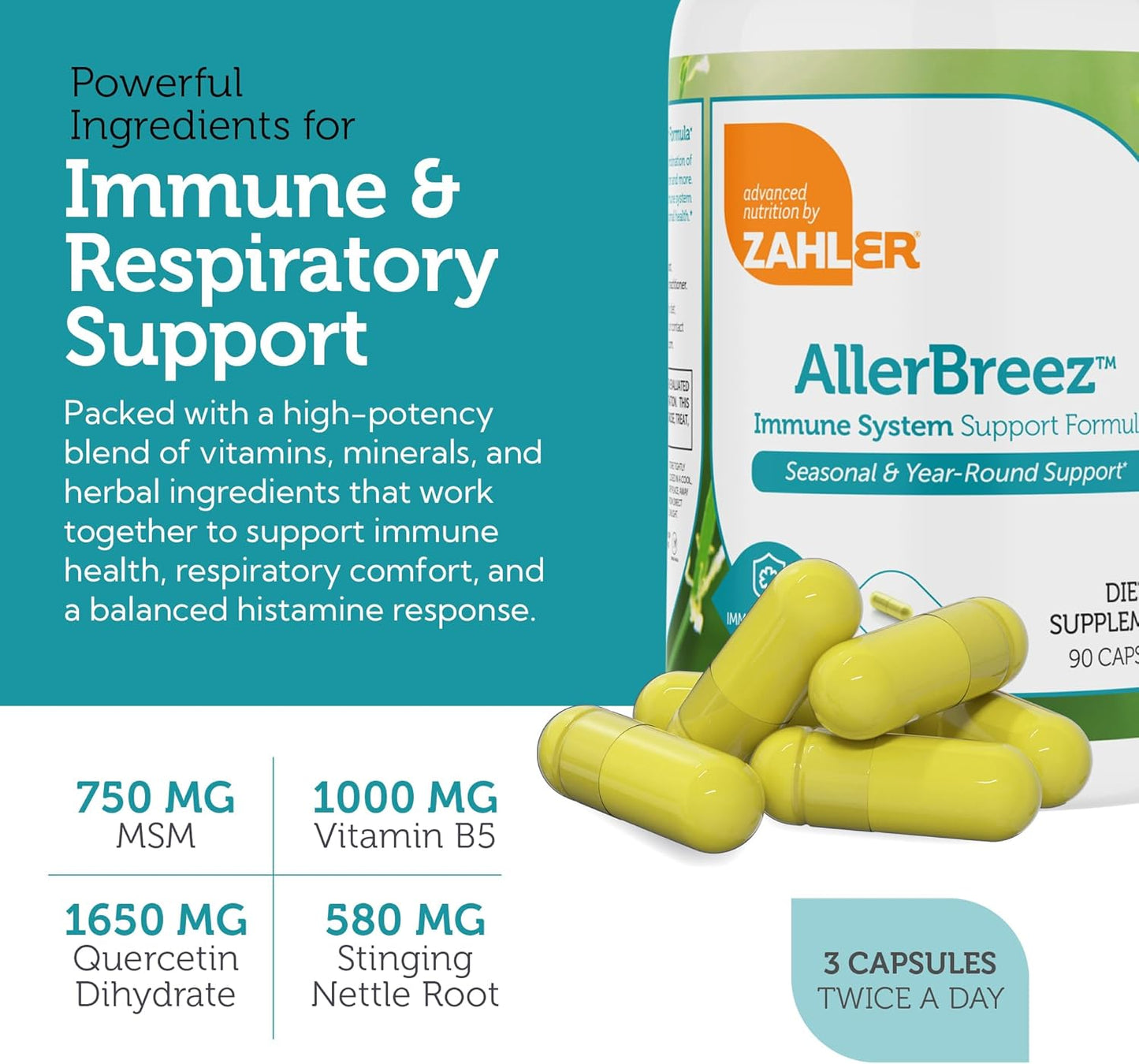 AllerBreez - Immune System Support - Zahler UK