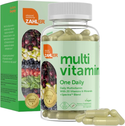 One Daily Vegan Multivitamins for Women & Men, Kosher, Halal, Vegan, 60 Count