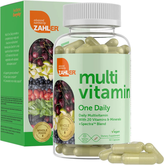 One Daily Vegan Multivitamins for Women & Men, Kosher, Halal, Vegan, 60 Count