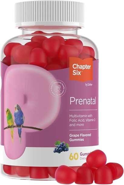 Chapter One, Prenatal Support Gummies, Grape, 60c