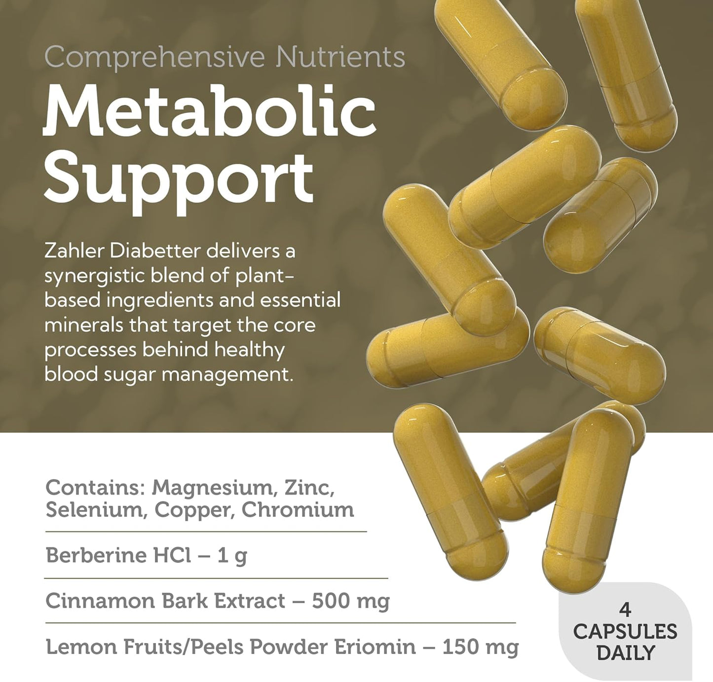 Diabetter, Advanced Glucose Support - Zahler UK