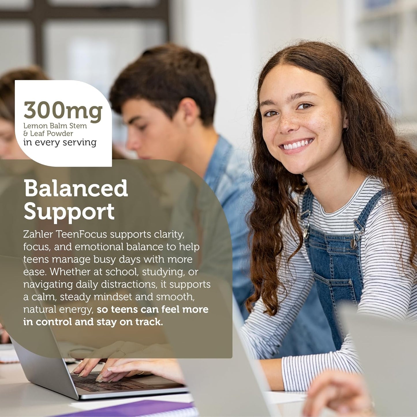 TeenFocus, Advanced Formula for Improved Focus & Concentration, Certified Kosher, 90 Capsules