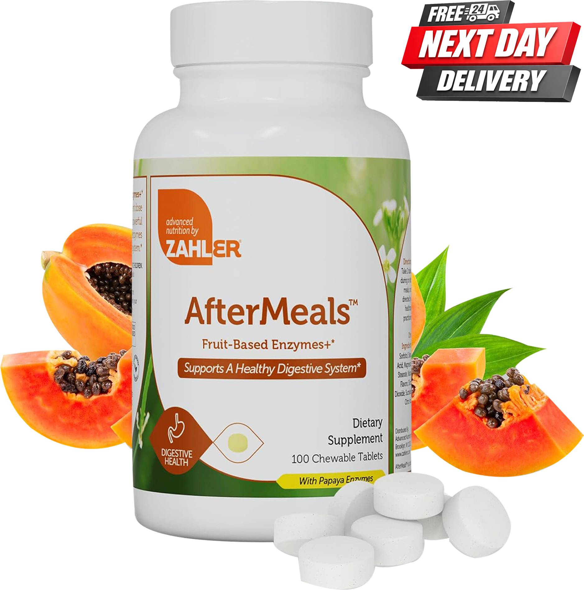 AfterMeals Digestive Health, Fruit-based Enzymes, 100c