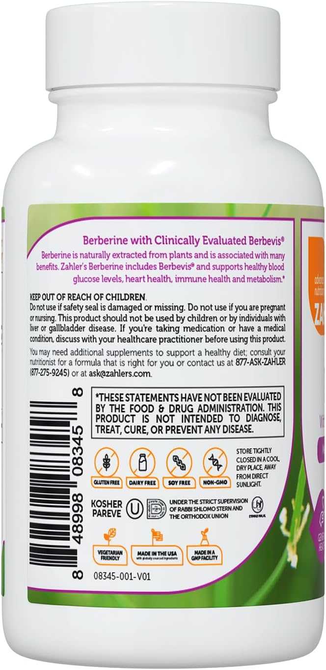 High Potency Berberine Capsules for Blood Sugar and Weight Control Support