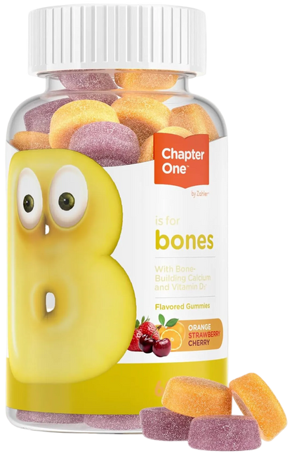 Chapter One, Bones Gummies, Calcium + Vitamin D, 60c - Zahler UK