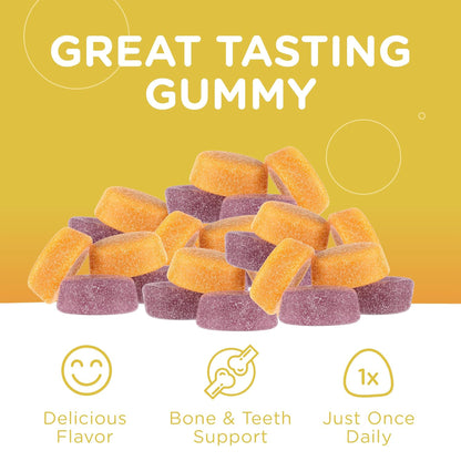 Chapter One, Bones Gummies, Calcium + Vitamin D, 60c - Zahler UK