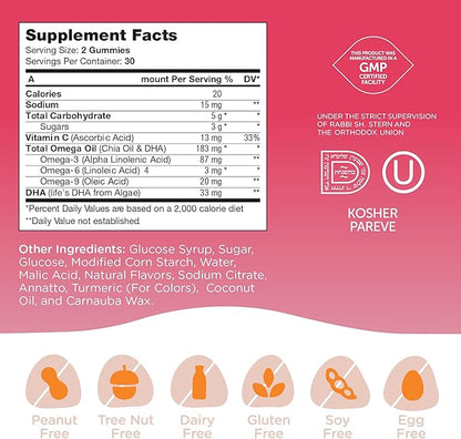 Kids taking Chapter One Omega 3 Gummies daily for brain and heart health support