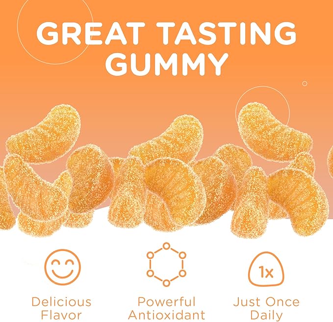Zahler Chapter One Vitamin C Gummies for Skin Health and Collagen Formation