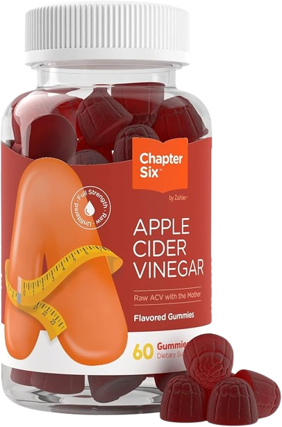 ACV Gummies Supplement Facts Label – Apple Cider Vinegar and Ginger Dosage