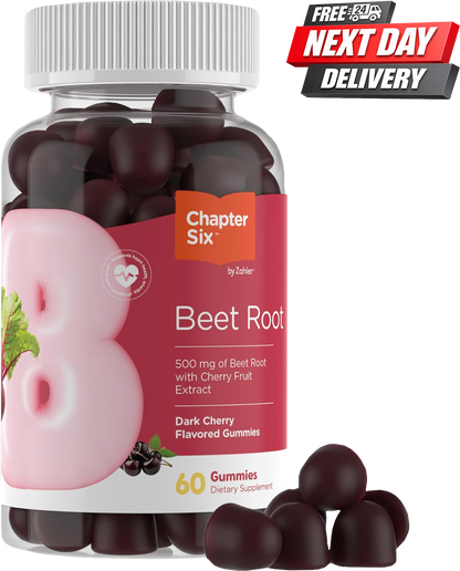 Chapter Six Beet Root Gummies with Cherry Fruit for Circulation and Energy