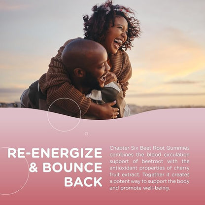 Zahler Beet Root Gummies with Chinese Cherry Fruit for Natural Energy Boost