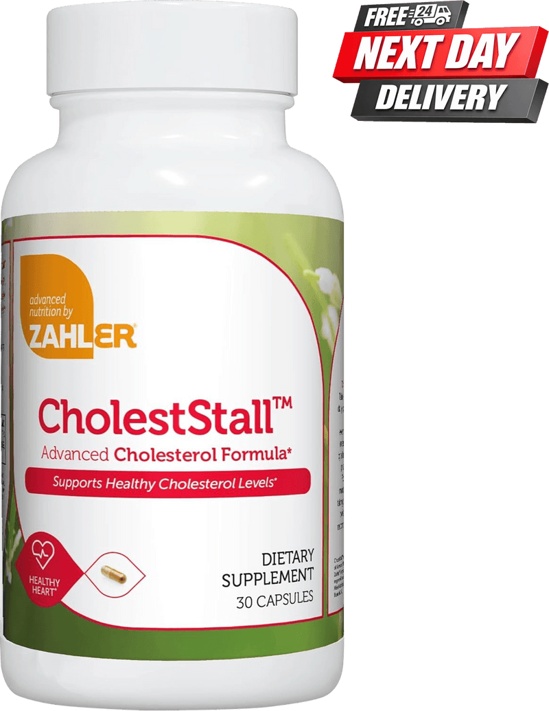 CholestStall Cholesterol Support Supplement | BergacynFF Bergamot Formula | 30 Capsules