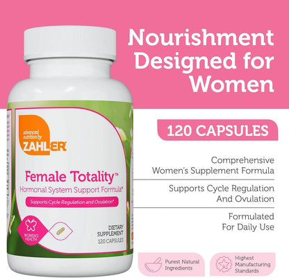 Female Totality Women's Multivitamin Bottle for Reproductive Health and Hormone Balance