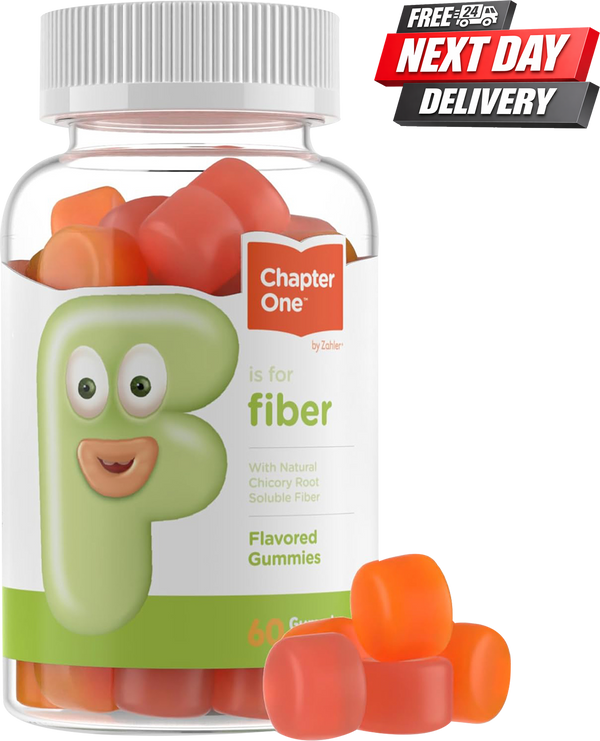 Chapter One Fiber Gummies for Kids | Children's Fibre Gummies with Chicory Root | 60 Gummies