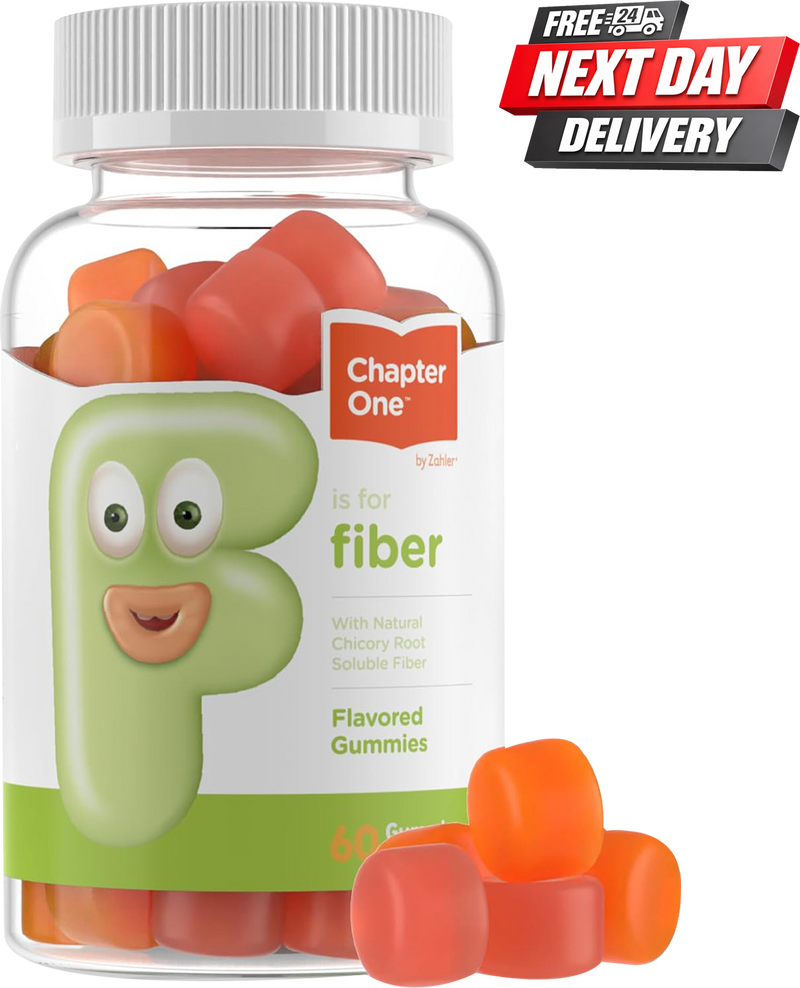 Chapter One Fiber Gummies for Kids | Children's Fibre Gummies with Chicory Root | 60 Gummies