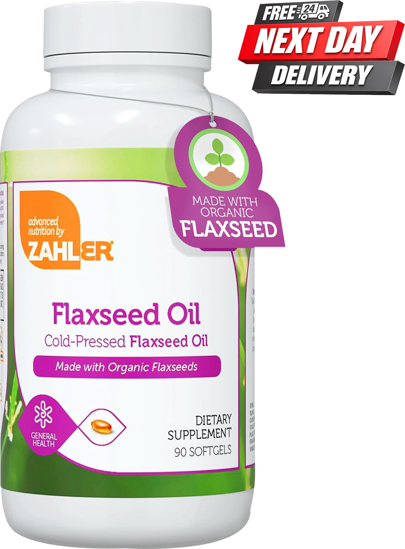 Flaxseed Oil, Digestion, Immunity and More, 90c