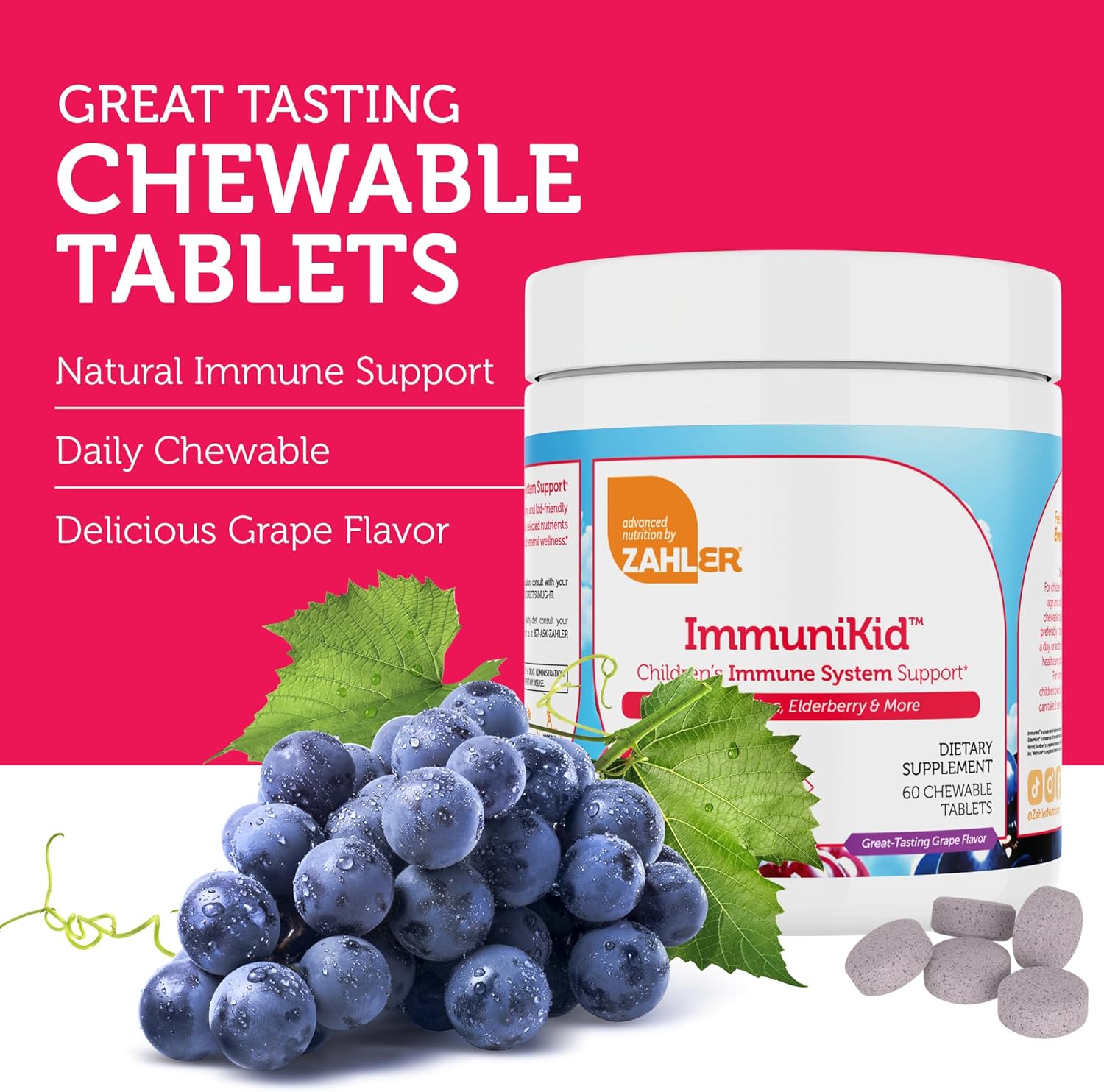 Zahler ImmuniKid with ElderMune Complex for Children's Antioxidant Support