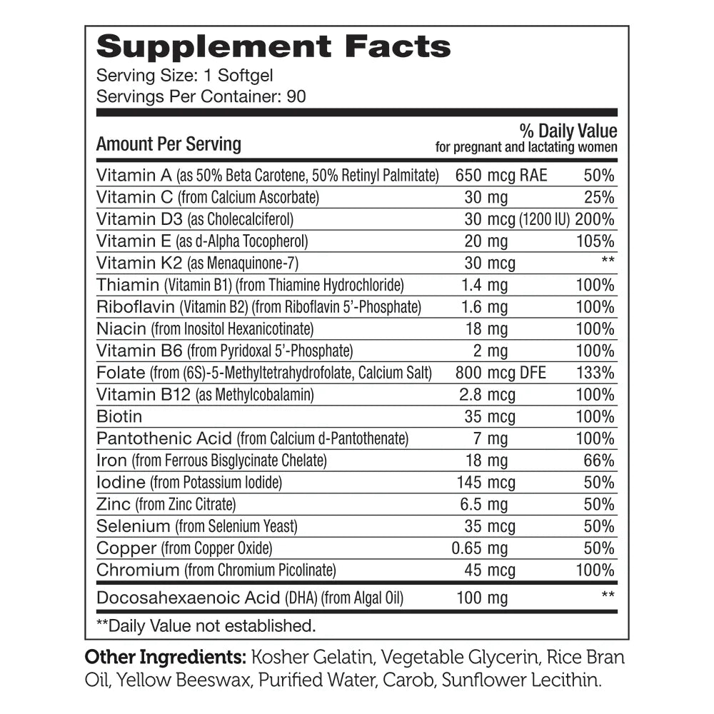 Supplement facts