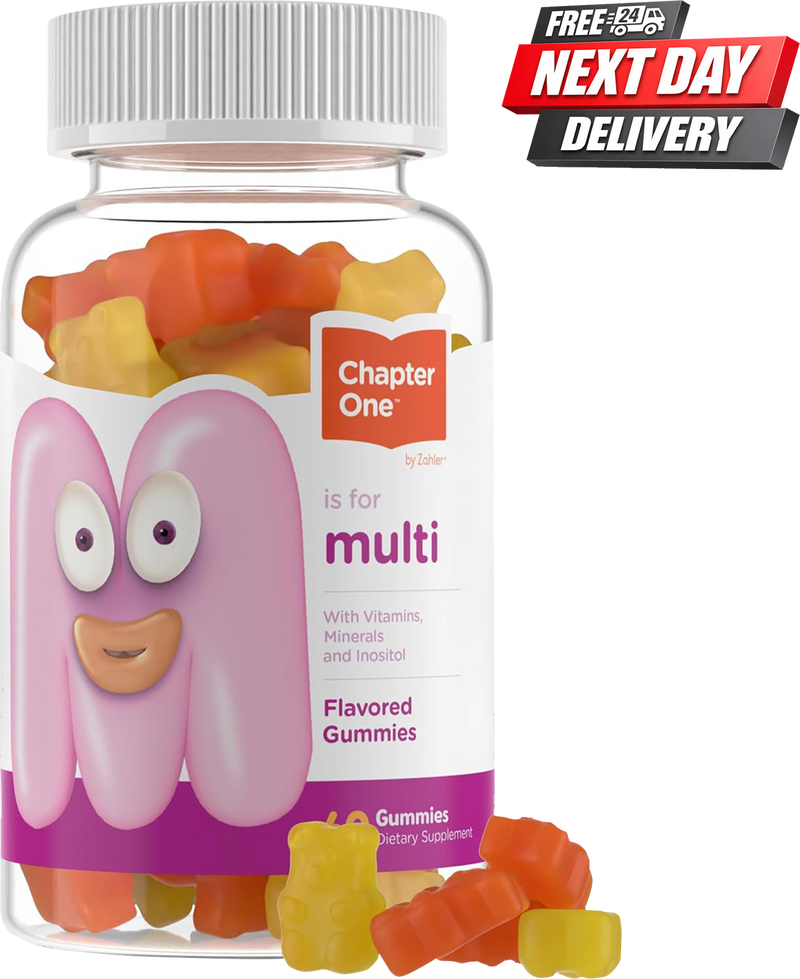 Chapter One Kids Multivitamin Gummies | 13 Vitamins and Minerals | 60 Gummies