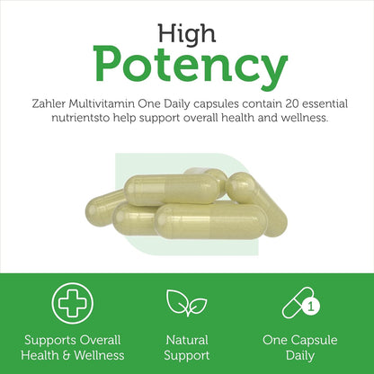 Zahler Plant Based Multivitamin with Vitamin D3 from Lichen for Vegans