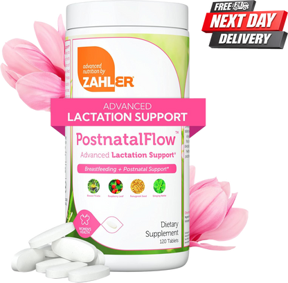 Zahler PostnatalFlow Lactation Supplement with Fenugreek and Raspberry Leaf
