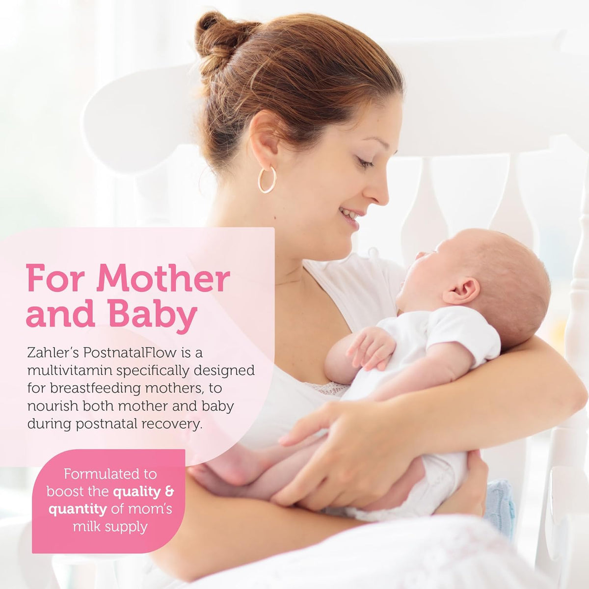 Zahler PostnatalFlow with Fenugreek and Blessed Thistle for Milk Supply Support
