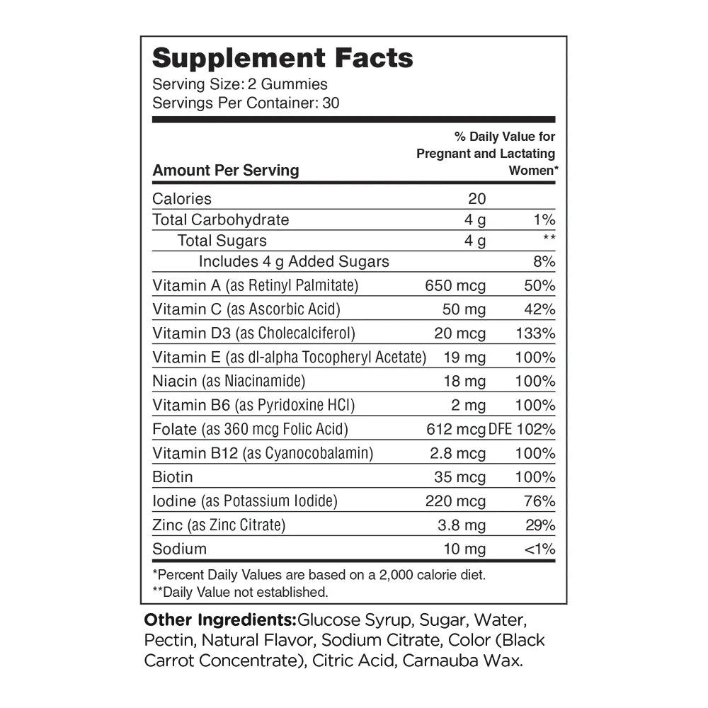 Supplement facts