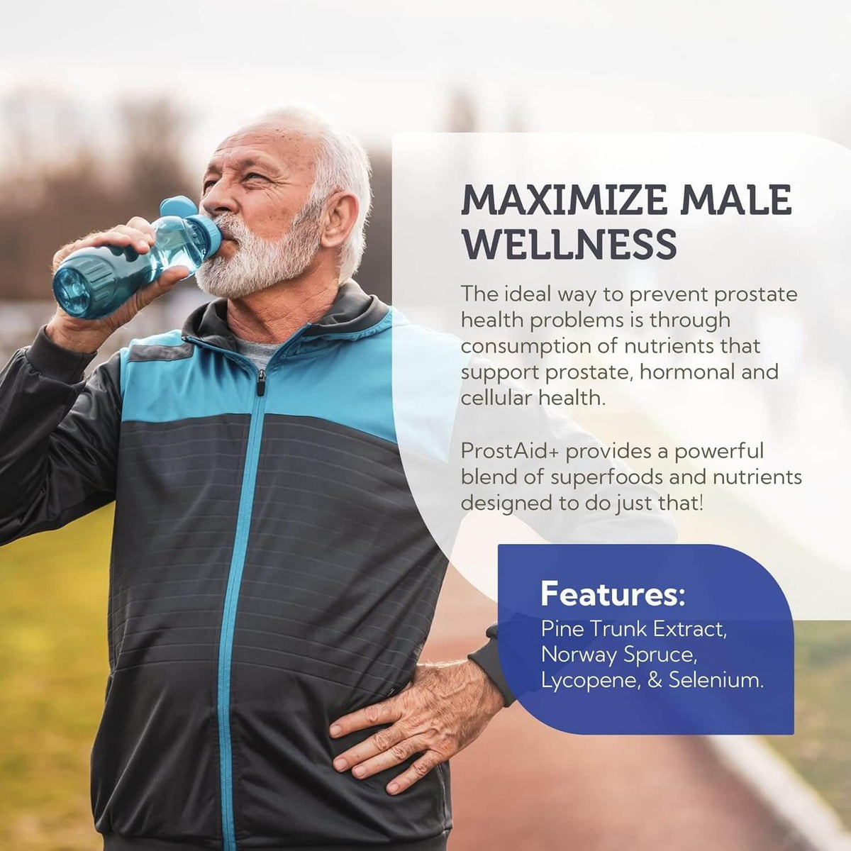 ProstAid+ Prostate Health Capsules with HMRlignan and Pumpkin Seed Oil