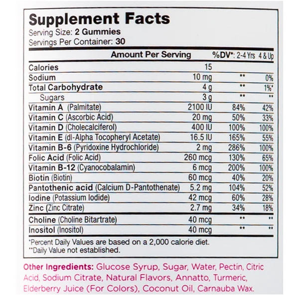 Supplement facts