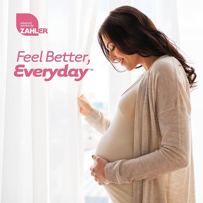 Total One Prenatal bottle back with Kosher, Halal and gluten free certification badges