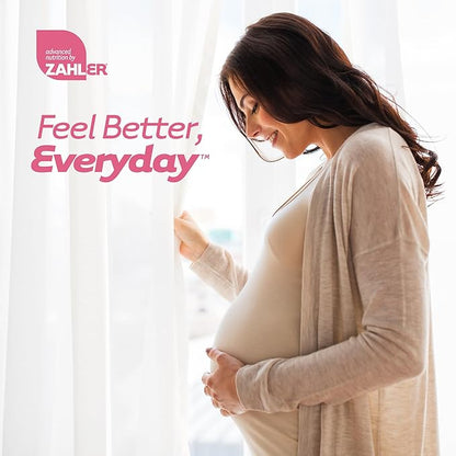 Total One Prenatal bottle back with Kosher, Halal and gluten free certification badges