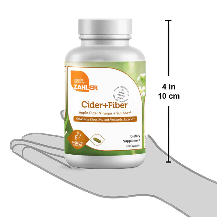 Apple Cider Vinegar with the Mother and Sunfiber Prebiotic Fibre Ingredients
