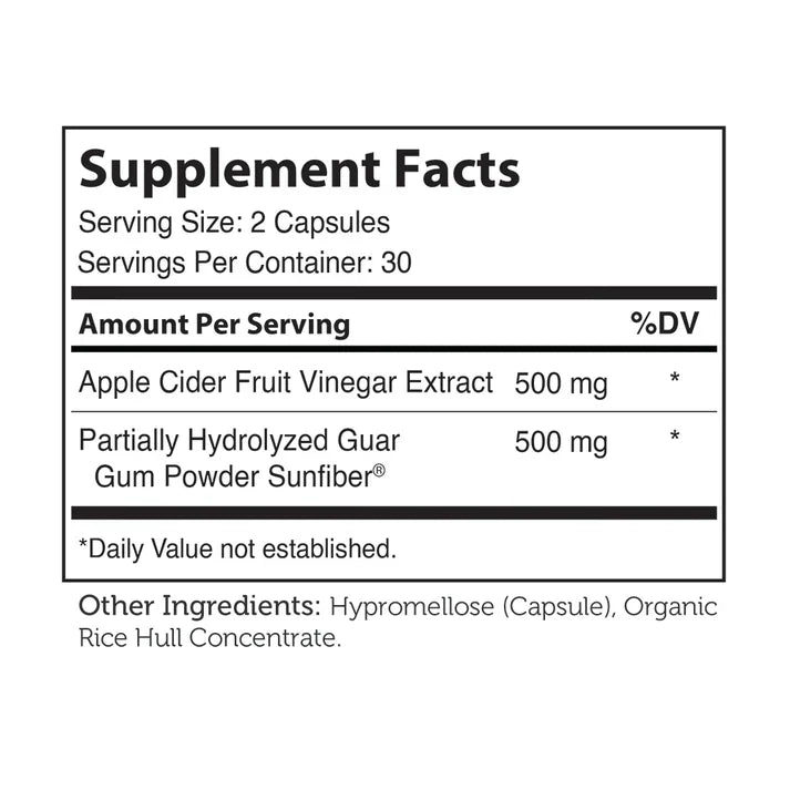 Taking Apple Cider Vinegar Capsules Daily for Digestive and Metabolism Support