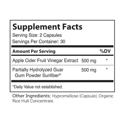 Taking Apple Cider Vinegar Capsules Daily for Digestive and Metabolism Support
