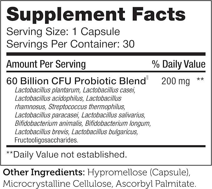 Kosher Halal Vegetarian Friendly Badges for Zahler Probiotic Supplement Capsules