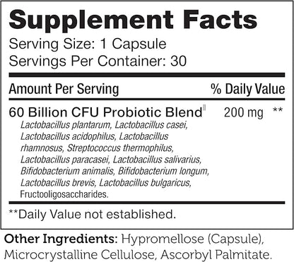 Kosher Halal Vegetarian Friendly Badges for Zahler Probiotic Supplement Capsules