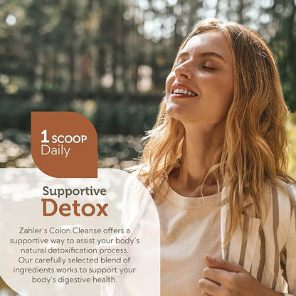 Supplement Facts Panel for Colon Cleanse 10 Day Detox Powder Showing Fibre and Magnesium Dosage