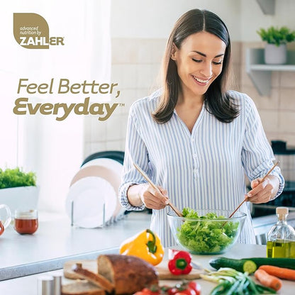 Kosher Halal Vegetarian Friendly Badges for Zahler Daily Cleanse Capsules